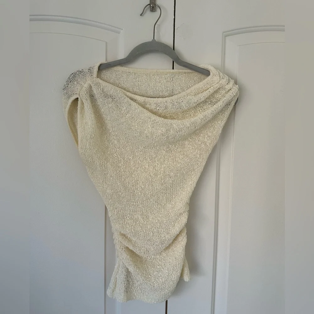 Meshki Cream Maxi Skirt & Knit Top Set - Picture 5 of 12